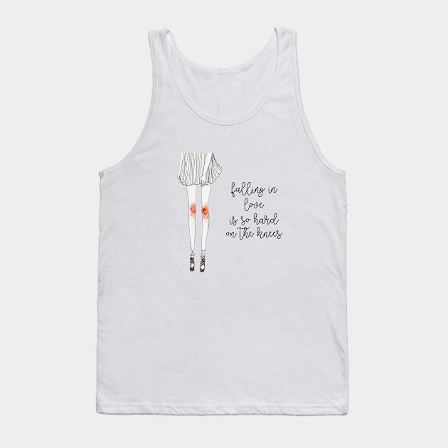 Falling In Love Tank Top by frickinferal